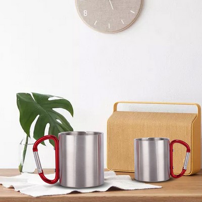 300ml Stainless Steel Coffee Cup With Handle