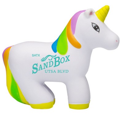 Unicorn Shaped Stress Balls w/ Custom Logo Stress Reliever Balls