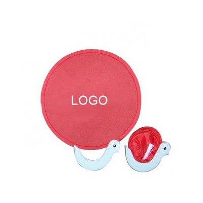 Nylon Pop Up Folding Fan Flying Disc with Handle