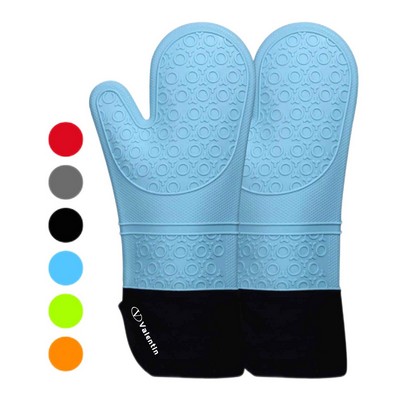 1 Pair Long Professional Silicone Oven Mitt