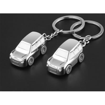 SUV Car Keychain SUV Shape Metal Key Tag