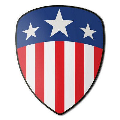 Magnet - Badge / Crest / Shield Shape (4x4.9) - 20 mil