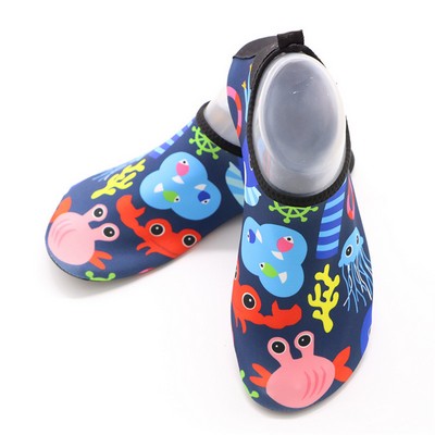 Beach quick dry anti-slip wadding water upstream shoes for kids