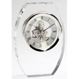 Elegant Crystal Oval Clock