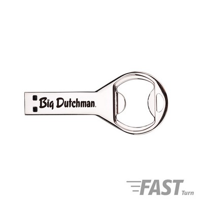 Colona Stainless Steel Bottle Opener USB Flash Drive-256MB