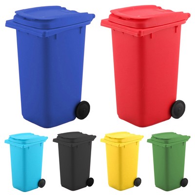 Mini Trash Can Pen Holder