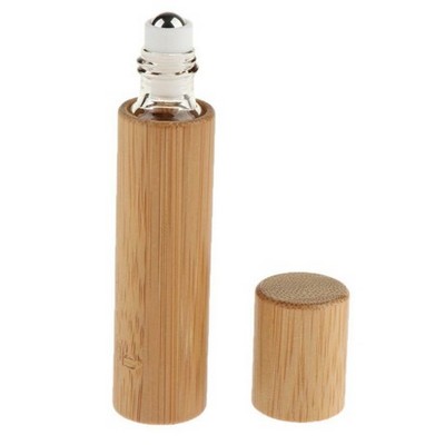 Refillable Bamboo Essential Oil Roll On