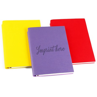 Soft Touch Cover Travel Notebook (6.2" x 8.3")