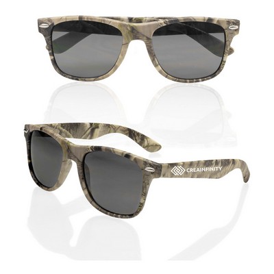 Woodland Camo Sunglasses (1 Color Imprint)