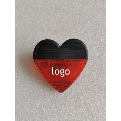 Custom Heart-Shaped Clip