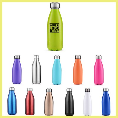 16 Oz. Stainless Steel Vacuum Insulated Thermal Bottle