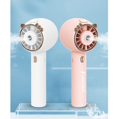 Personal Portable Mini Handheld Fan Spray Fans with USB Rechargeable