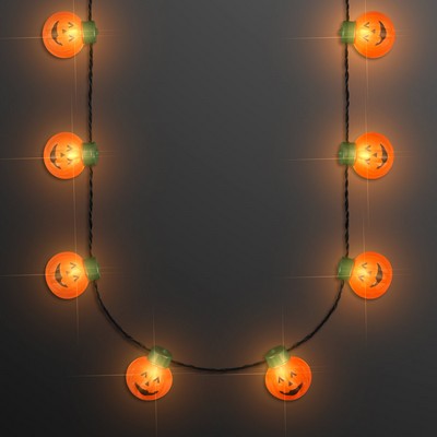 Mid-size Pumpkin Bulbs LED Necklace - Blank