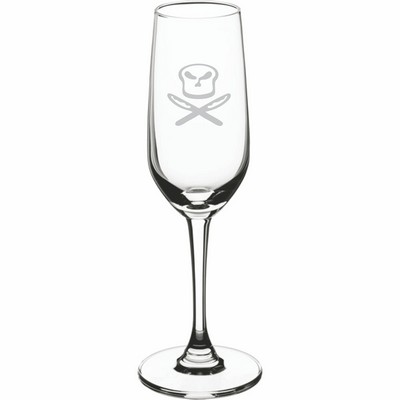 Deep Etched or Laser Engraved Acopa Radiance 6.5 oz. Flute Glass