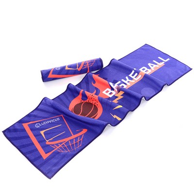 Sublimated Microfiber Sports Towel