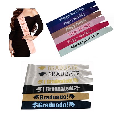 Custom Pageant Sashes