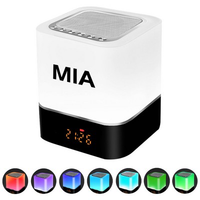 Plastic LED Colorful Lights Wireless Bluetooth Speaker