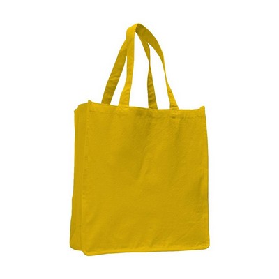 Canvas Jumbo Shopper Gusset Bag