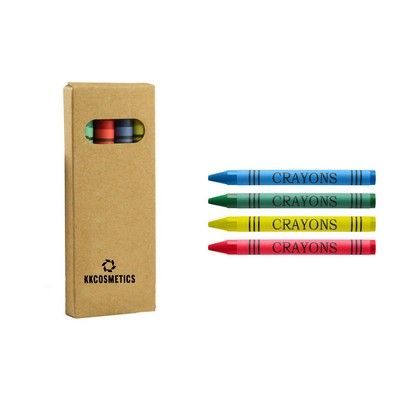 Four-Color Crayon Set