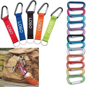 Outdoor Mountaineering Buckle Strap Lanyard Key Chain