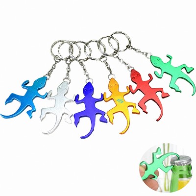 Gecko Keychain Bottle Opener