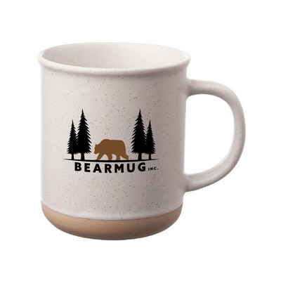 13.5 oz. Speckled Clay Coffee Mug (2 Color Imprint)