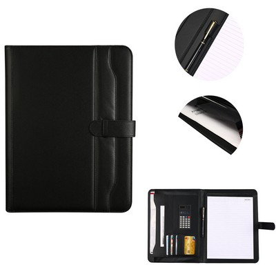 Multifunctional PU Business Document Folder