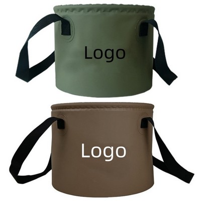 Portable 20L Waterproof Buckets Outdoor Foldable Water Bag Fishing Bucket