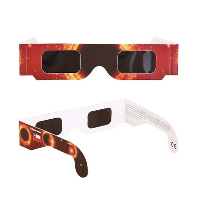 Full Color Solar Eclipse Paper Glasses