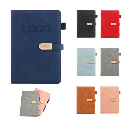 Hardcover Magnetic Closure Lined Journal Notebook