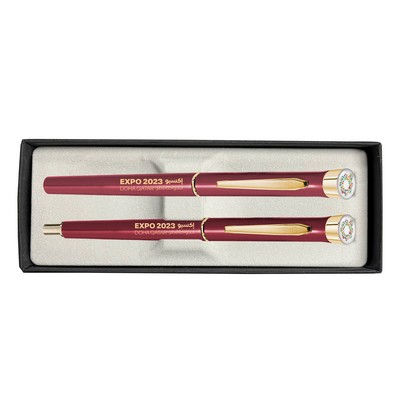 Color Collection - Garland® USA Made Metal Pen & Pencil Sets | High Gloss Finish | Gold Accents