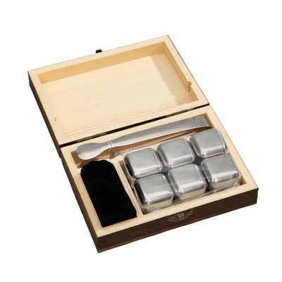 Lenox Cambridge 9 Pc. Stainless Steel Whiskey Stone Set