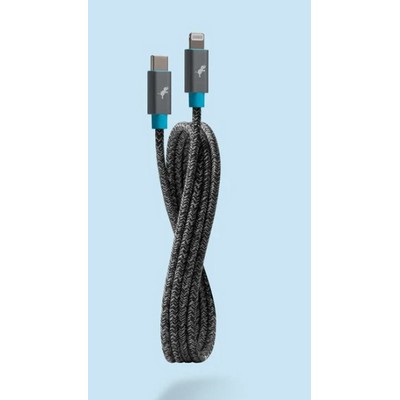 Nimble POWERKNIT Cable USB-C to USB-C 1M Cable made with Recycled Materials - Grey