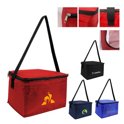 B-3504 - Cube 6-Can Lunch Cooler Bag