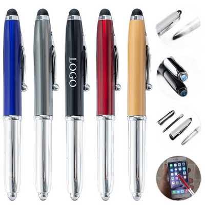 Versatile Triple Function Stylus Pen