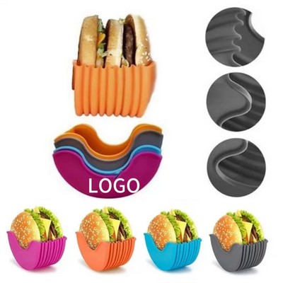 Retractable Burger Fixed Box Adjustable Hamburger Holder