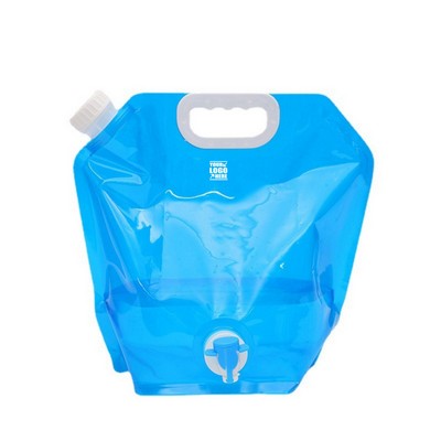 Clear Plastic Storage Jug Collapsible Water Container Bag