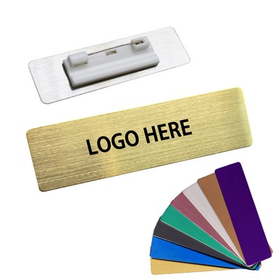 Stainless Steel Name Badge