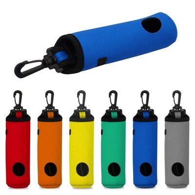 Neoprene Golf Tee and Ball Holder Carry Bag MOQ 100PCS