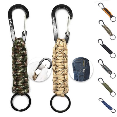 Paracord Carabiner Keychain