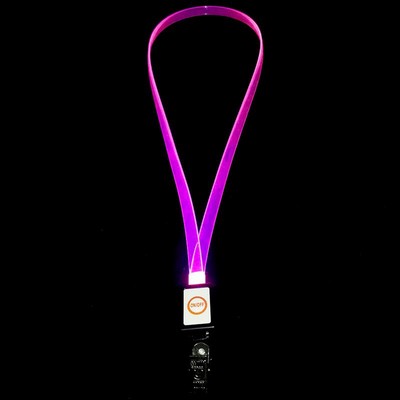 LED Light Transparent Lanyard