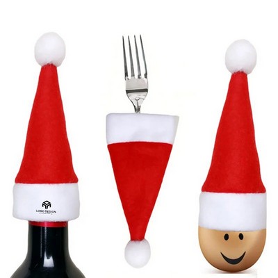 Mini Santa Hat For Bottle