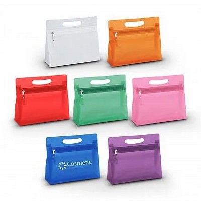 Translucent ( Semi-Transparent ) Vinyl Vanity Bag