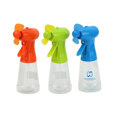 Water Bottle Sprayer Cooling Fan