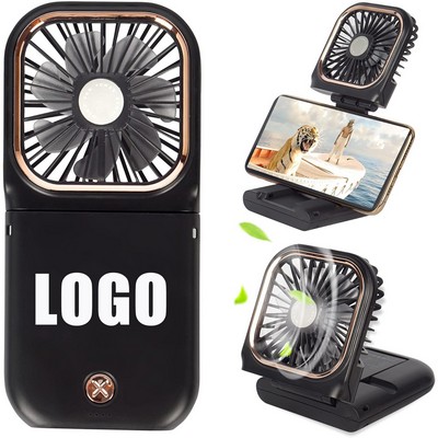 Rechargeable Mini USB Operated Folding Power Bank Fan