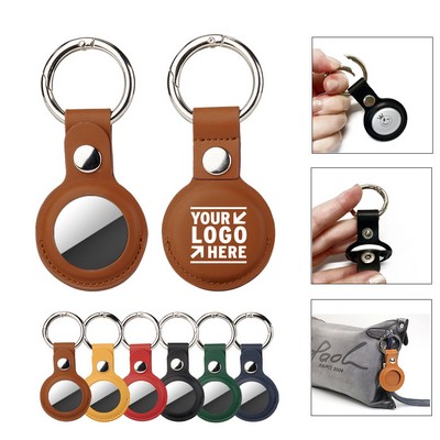 Leather Remote Tracker Case Holder With Keyring