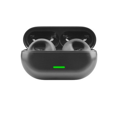 Open Ear Bone Conduction Wireless Earbuds with Clip-On Design