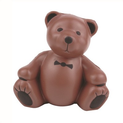 Necktie Brown Bear Stress Ball