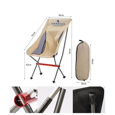 Portable Folding Chairs Moon Chair with Carry Bag