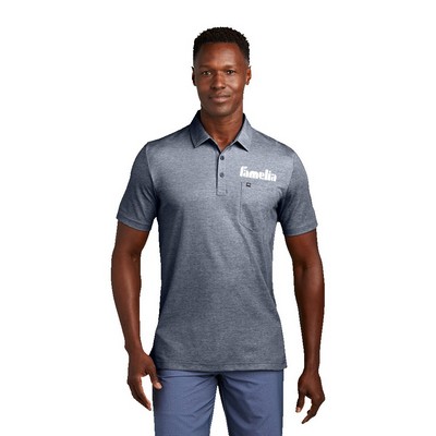 TravisMathew Oceanside Heather Pocket Polo